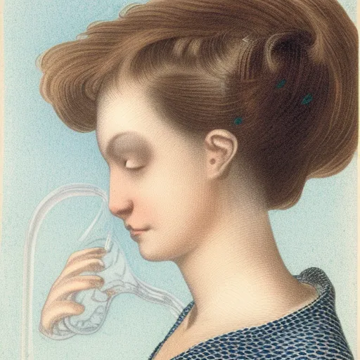 

Une image montrant une femme avec des cheveux longs et brillants, appliquant des graines de lin sur ses mèches pour les nourrir et les hydrater.