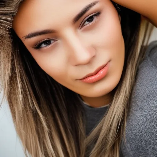 

A close-up of a woman's head with a variety of hair masks on her hair, highlighting the importance of hair care.